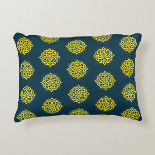 Infinite Harmony: Sacred Mandala Celtic Symbol Art Accent Pillow