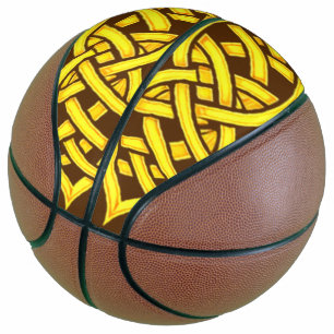 Infinite Harmony: Sacred Mandala Celtic Symbol Art Basketball