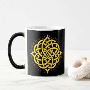 Infinite Harmony: Sacred Mandala Celtic Symbol Art Magic Mug