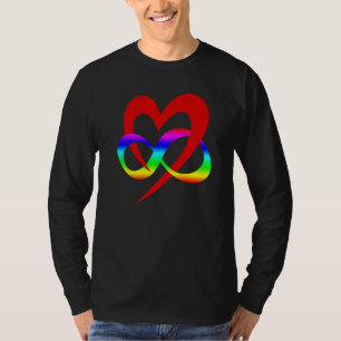 Infinite Heart Polyamory Symbol Lgbt Csd T-Shirt