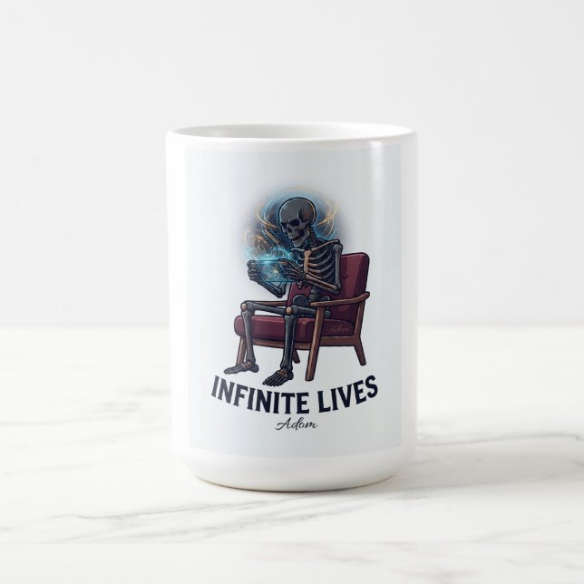Infinite Lives T-Shirt Coffee Mug (Center)