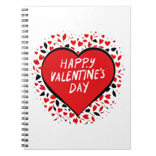 Infinite Love on Valentine's Day Notebook