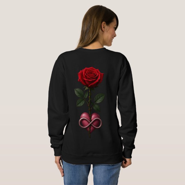 Infinite Love Rose Sweatshirt (Back Full)