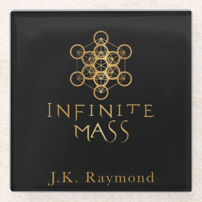 Infinite Mass Glass Coaster (Front)