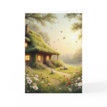 Infinite Meadows Scene – Cozy Cottage Wildflowers