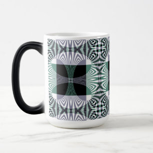 Infinite Mirage of Four-Petal Glass Shine Mandala Magic Mug