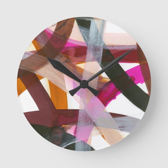 Infinite Path II Round Clock (Front)