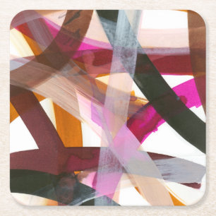 Infinite Path II Square Paper Coaster