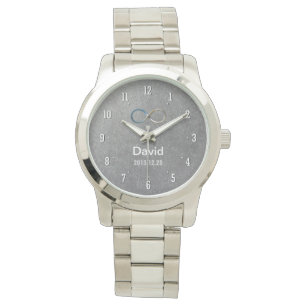 Infinité personnalisée Montre main Nerd