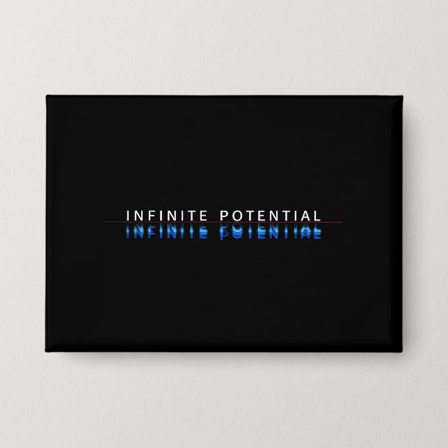 Infinite Potential Glitch Button (Front)