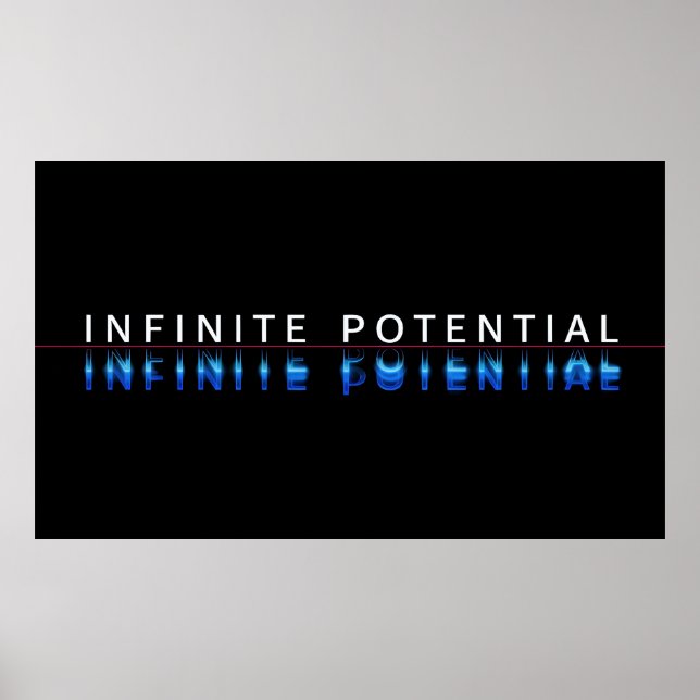 Infinite Potential Glitch Poster (Front)
