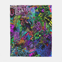 Infinite Psychedelic Rainbow Dimensions Poster Art