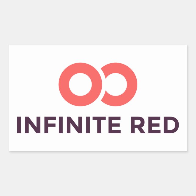 Infinite Red logo Sticker (Front)