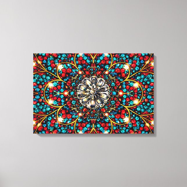 Infinite Sphere of Elegance & Euphoria Canvas Print (Front)