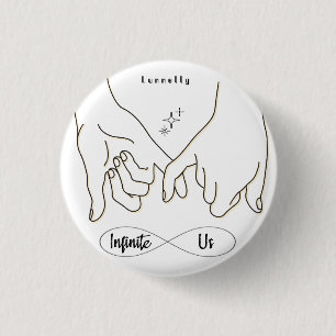 Infinite Us 1 Inch Round Button