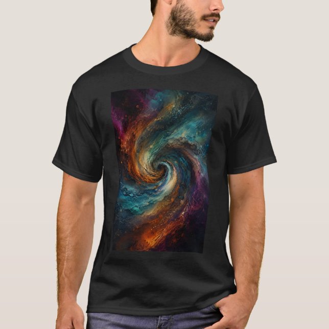 Infinite Vortex | Abstract Flow T-Shirt (Front)