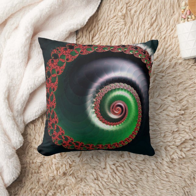 Infinite Whirl Throw Pillow (Blanket)