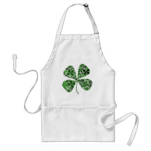 Infinitely Lucky 4-leaf Clover Standard Apron