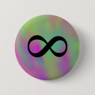 Infinity 2 Inch Round Button