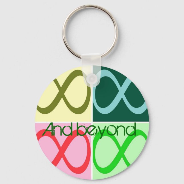 infinity and beyond keychain (Front)