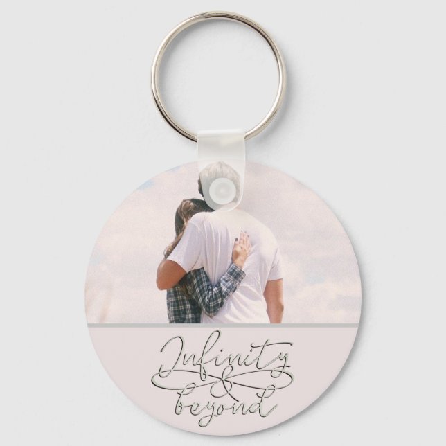 Infinity and Beyond Love Couples Endless Forever Keychain (Front)