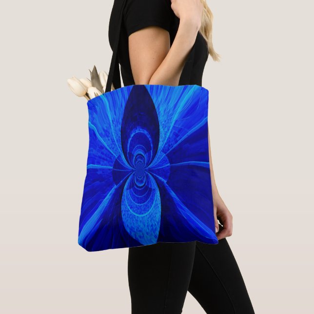 infinity blue -  tote bag (Close Up)