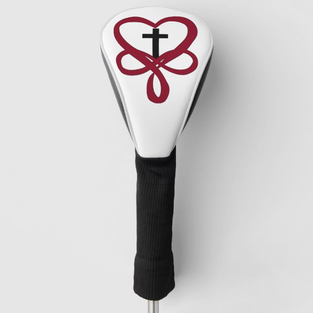 Infinity Christian Cross Golf Head Cover (Front)