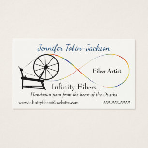 Infinity Design Spinning Wheel business card