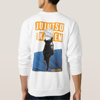 Infinity Eyes Sorcerer– Blue Gaze Anime Sweatshirt