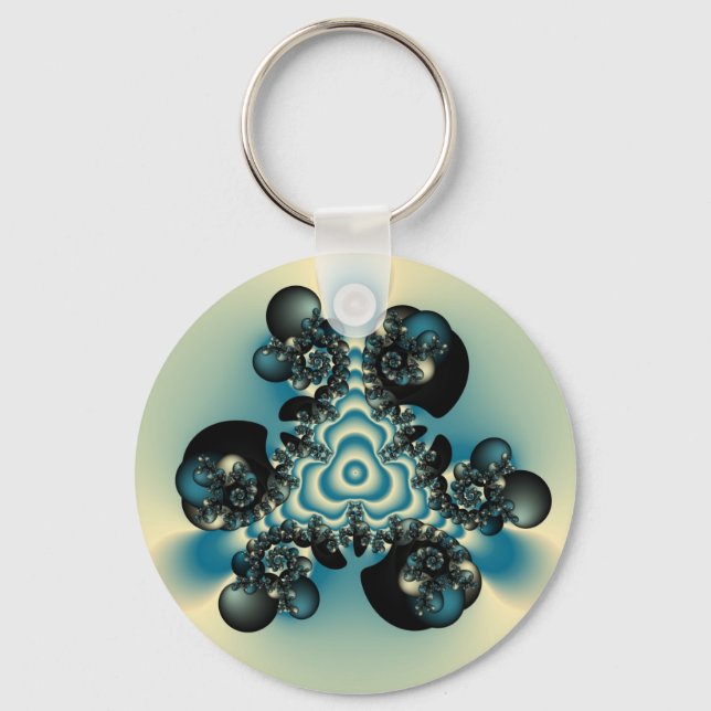 infinity fractal keychain (Front)