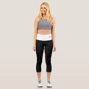 Infinity Heart  Capri Leggings