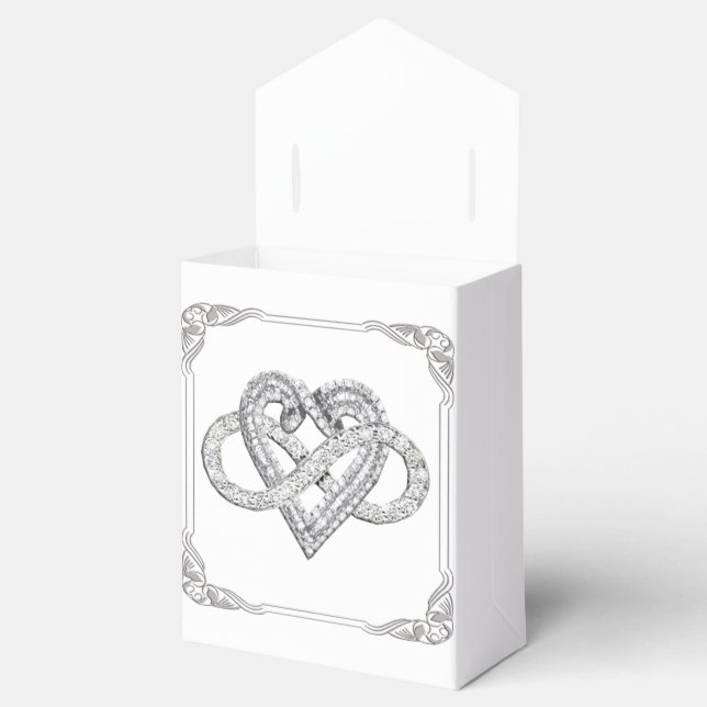 Infinity Heart Favour Box (Opened)