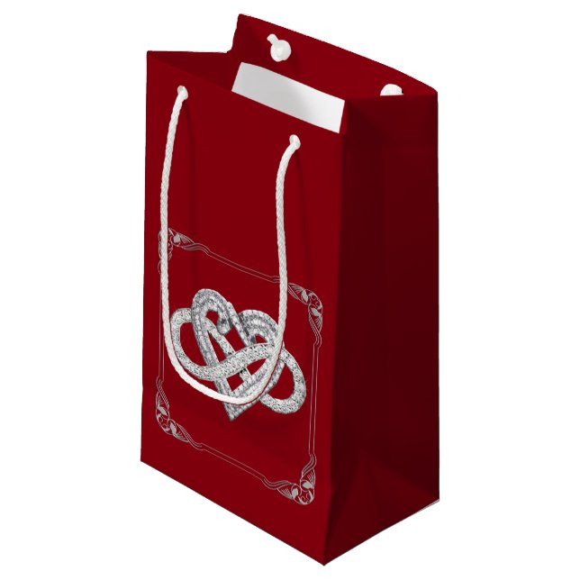 Infinity Heart Gift Bag (Front Angled)