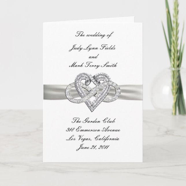 Infinity Heart Program Card (Front)