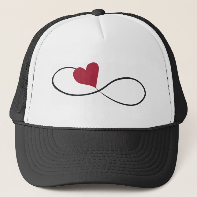 Infinity Heart Trucker Hat (Front)