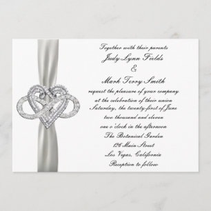 Infinity Heart Wedding Invitation