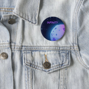 Infinity In Purple Button