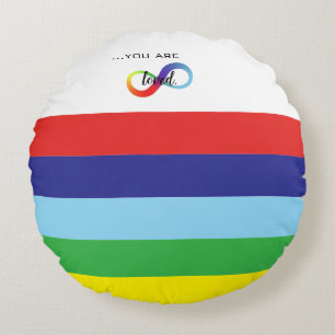 Infinity LGBTQ+ Pride Tote Round Pillow