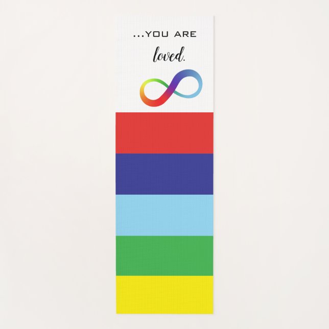 Infinity LGBTQ+ Pride Tote Yoga Mat (Front)