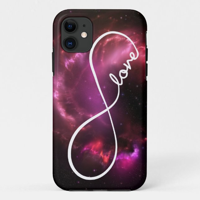 infinity love - pink nebula Case-Mate iPhone case (Back)