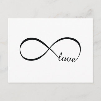 Infinity Love Postcard