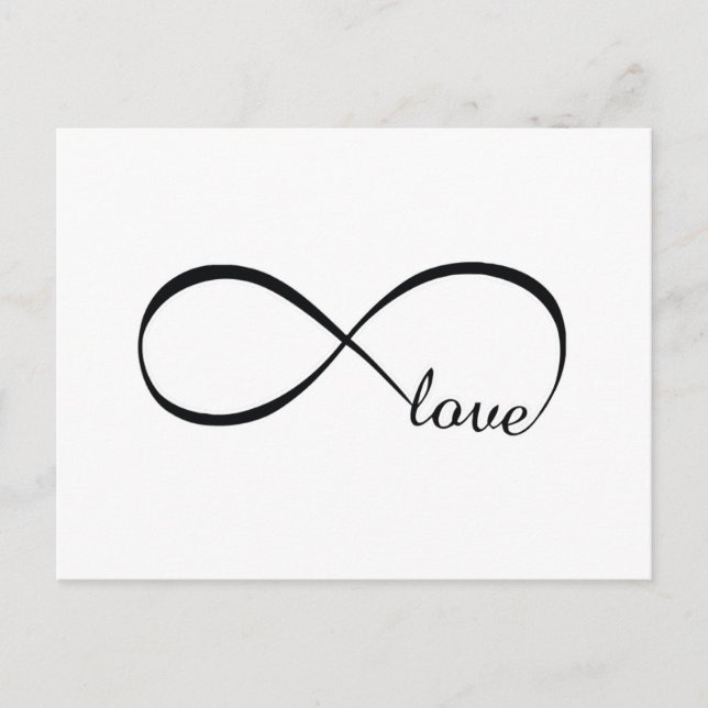 Infinity Love Postcard (Front)