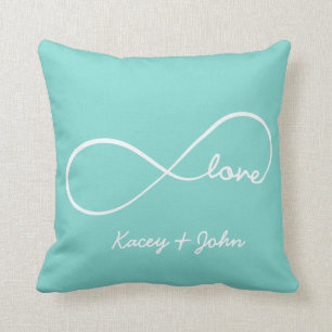 Infinity Love Throw Pillow