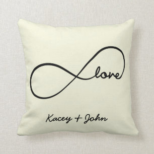Infinity Love Throw Pillow
