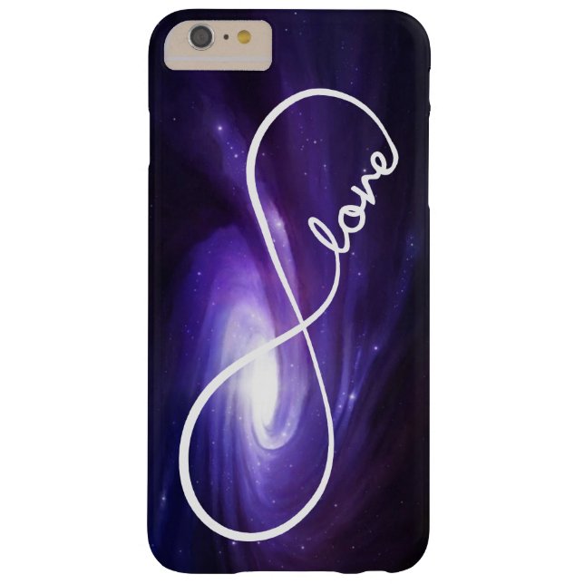 Infinity Love with Purple Nebula Case-Mate iPhone Case (Back)