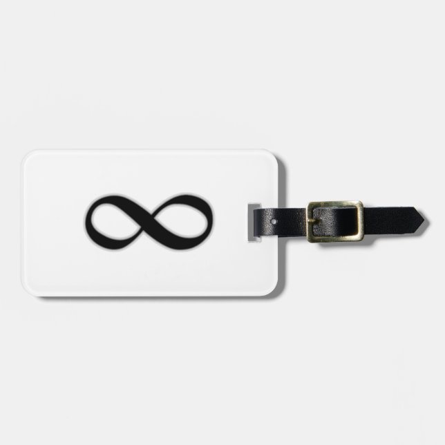 Infinity Luggage Tag (Front Horizontal)