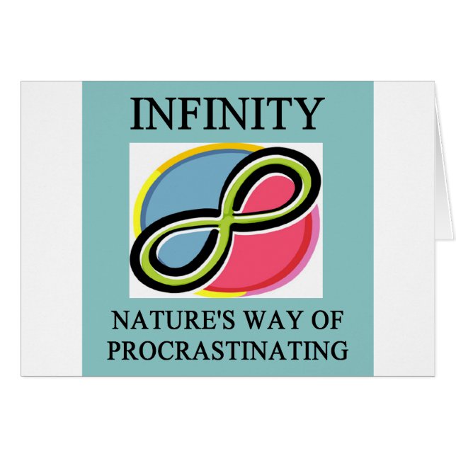 INFINITY math joke (Front Horizontal)