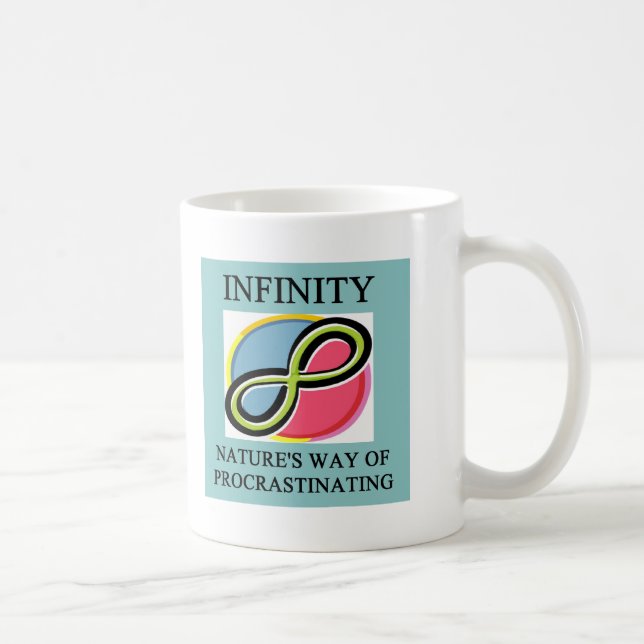 INFINITY math joke Coffee Mug (Right)