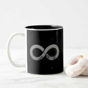 Infinity - Math Symbols Two-Tone Coffee Mug