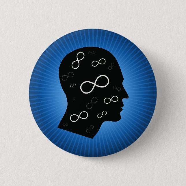 Infinity Mind | Geek 2 Inch Round Button (Front)